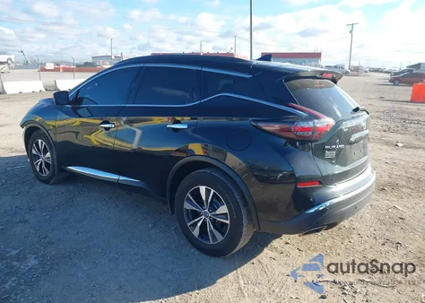 2019 Nissan Murano Sv z USA, uszkodzony, nr VIN 5N1AZ2MJXKN121872